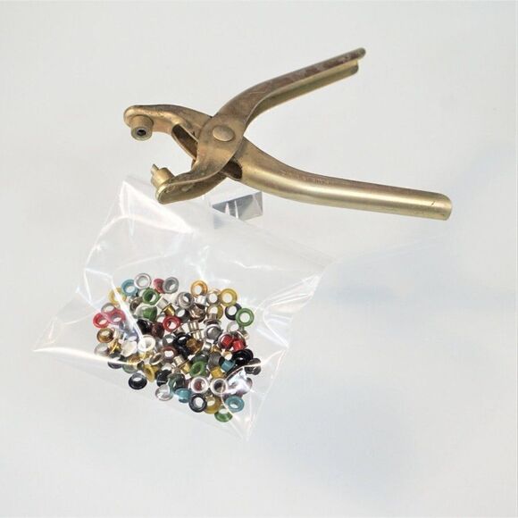 Vintage TRAUM Snap Metal Rivet Punch Grommet Pliers Made in USA - Picture 1 of 7